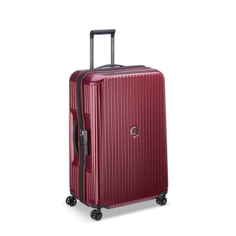 Delsey Paris Valise Rigide Extensible Securitime Zip 77cm Rouge 4 Delsey Paris Valise Rigide Extensible Securitime Zip 77cm Rouge – Image 2