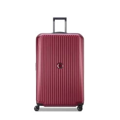 Delsey Paris Valise Rigide Extensible Securitime Zip 77cm Rouge