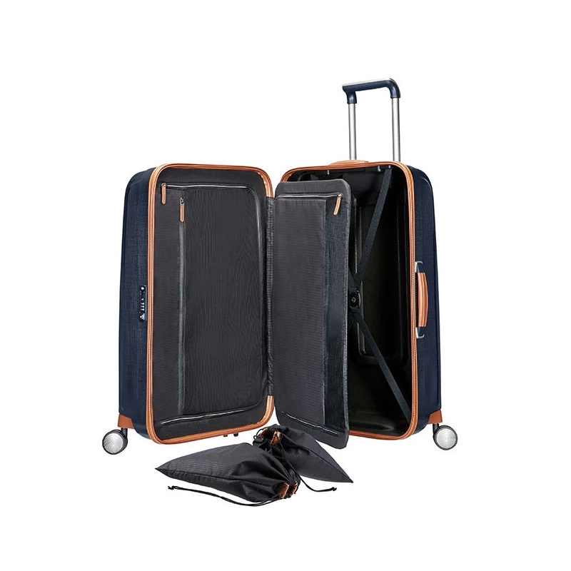 Samsonite Valise Rigide Lite-Cube DLX 68 Cm Midnight Blue 4 Samsonite Valise Rigide Lite-Cube DLX 68 Cm Midnight Blue – Image 2