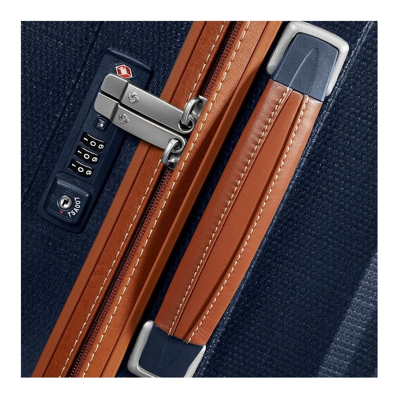 Samsonite Valise Rigide Lite-Cube DLX 68 Cm Midnight Blue 5 Samsonite Valise Rigide Lite-Cube DLX 68 Cm Midnight Blue – Image 3