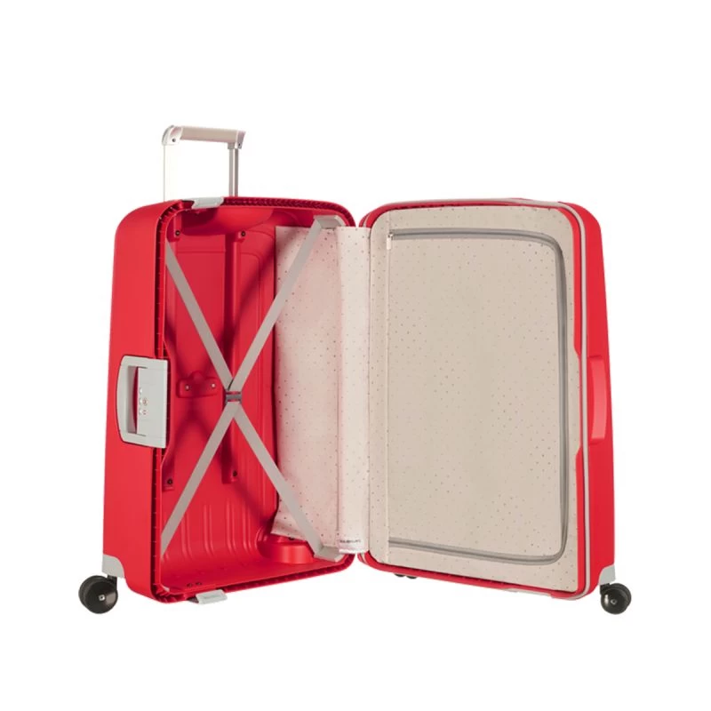 Samsonite Valise Rigide Macer 69cm Vivid Red 4 Samsonite Valise Rigide Macer 69cm Vivid Red – Image 2