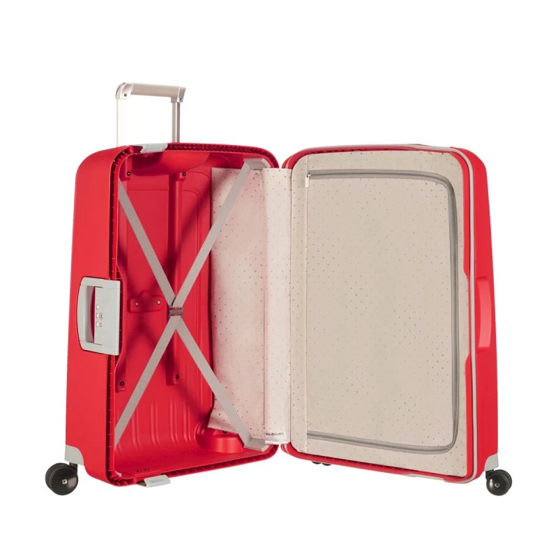 Samsonite Valise Rigide Macer 81 Cm Vivid Red 3 Samsonite Valise Rigide Macer 81 Cm Vivid Red – Image 2