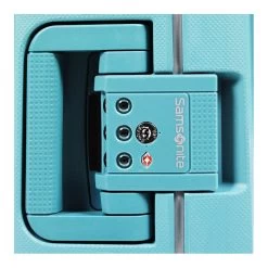 Samsonite Valise Rigide S'Cure 81 Cm Aqua Blue -Delsey Paris Magasin valise rigide s cure 81 cm aqua blue 2