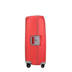 Samsonite Valise Rigide S'Cure 81 Cm Capri Red -Delsey Paris Magasin valise rigide s cure 81 cm capri red 1