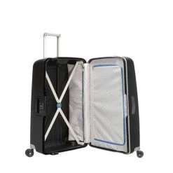Samsonite Valise Rigide S'Cure 81 Cm Noir -Delsey Paris Magasin valise rigide s cure 81 cm noir 2
