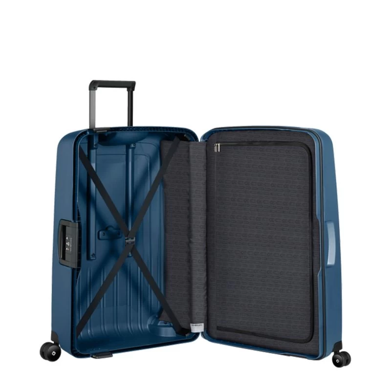 Samsonite Valise Rigide S'Cure Eco 69 Cm Navy 4 Samsonite Valise Rigide S'Cure Eco 69 Cm Navy – Image 2