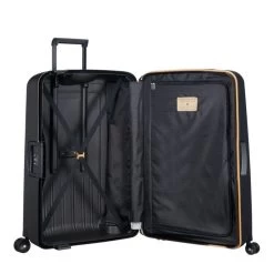 Samsonite Valise Rigide S'Cure Eco 75 Cm Eco Black -Delsey Paris Magasin valise rigide s cure eco 75 cm eco black 1