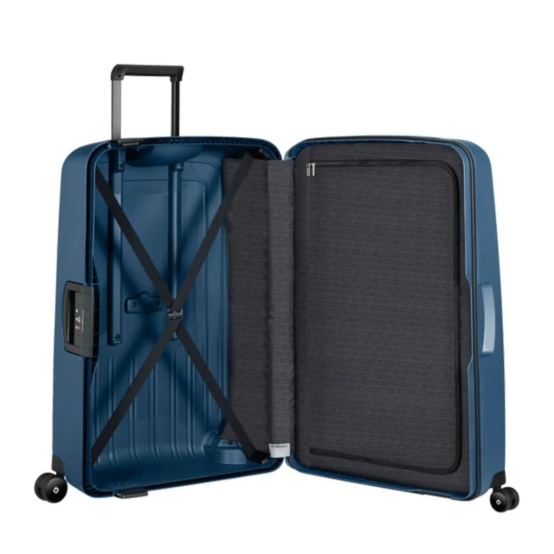 Samsonite Valise Rigide S'Cure Eco 75 Cm Navy 4 Samsonite Valise Rigide S'Cure Eco 75 Cm Navy – Image 2