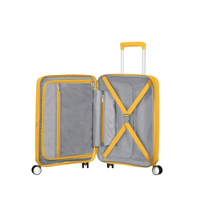 American Tourister Valise Rigide Soundbox 67 Cm Jaune 5 American Tourister Valise Rigide Soundbox 67 Cm Jaune – Image 3