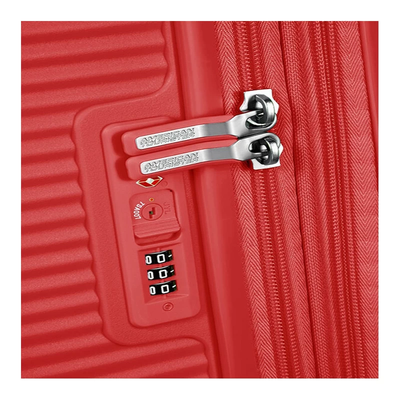 American Tourister Valise Rigide Soundbox 77cm Coral Red 7 American Tourister Valise Rigide Soundbox 77cm Coral Red – Image 5