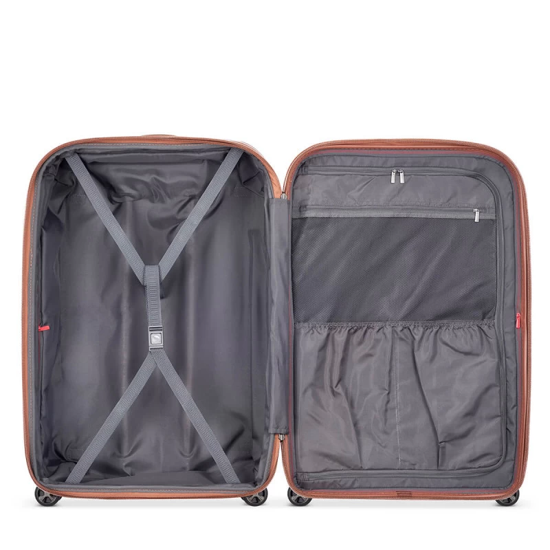 Delsey Paris Valise Rigide St-Tropez Extensible 67 Cm Rose 4 Delsey Paris Valise Rigide St-Tropez Extensible 67 Cm Rose – Image 2