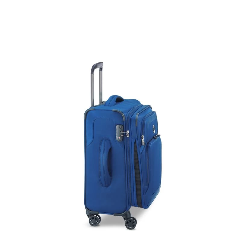 Delsey Paris Valise Souple Cabine Optimax Lite Extensible 55cm Bleu 6 Delsey Paris Valise Souple Cabine Optimax Lite Extensible 55cm Bleu – Image 4
