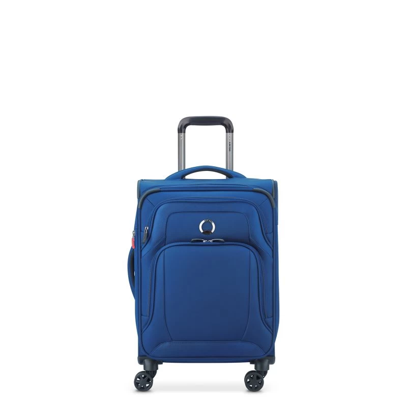 Delsey Paris Valise Souple Cabine Optimax Lite Extensible 55cm Bleu 3 Delsey Paris Valise Souple Cabine Optimax Lite Extensible 55cm Bleu