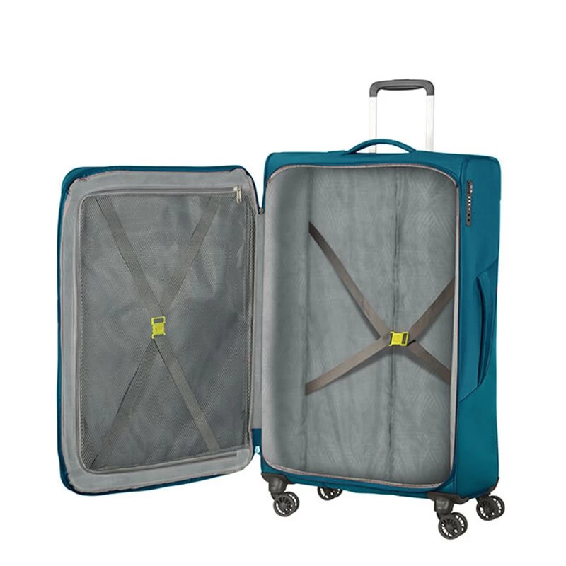 American Tourister Valise Souple Extensible SummerFunk 79cm Teal Blue 4 American Tourister Valise Souple Extensible SummerFunk 79cm Teal Blue – Image 2