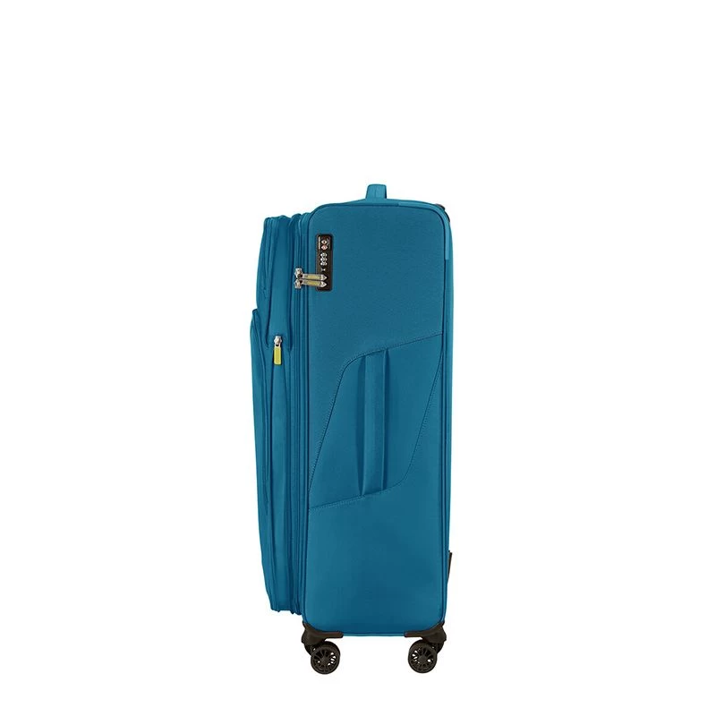 American Tourister Valise Souple Extensible SummerFunk 79cm Teal Blue 5 American Tourister Valise Souple Extensible SummerFunk 79cm Teal Blue – Image 3