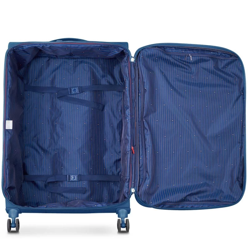 Delsey Paris Valise Souple Montmartre Air 2.0 Extensible En RPET 83 Cm Bleu 4 Delsey Paris Valise Souple Montmartre Air 2.0 Extensible En RPET 83 Cm Bleu – Image 2