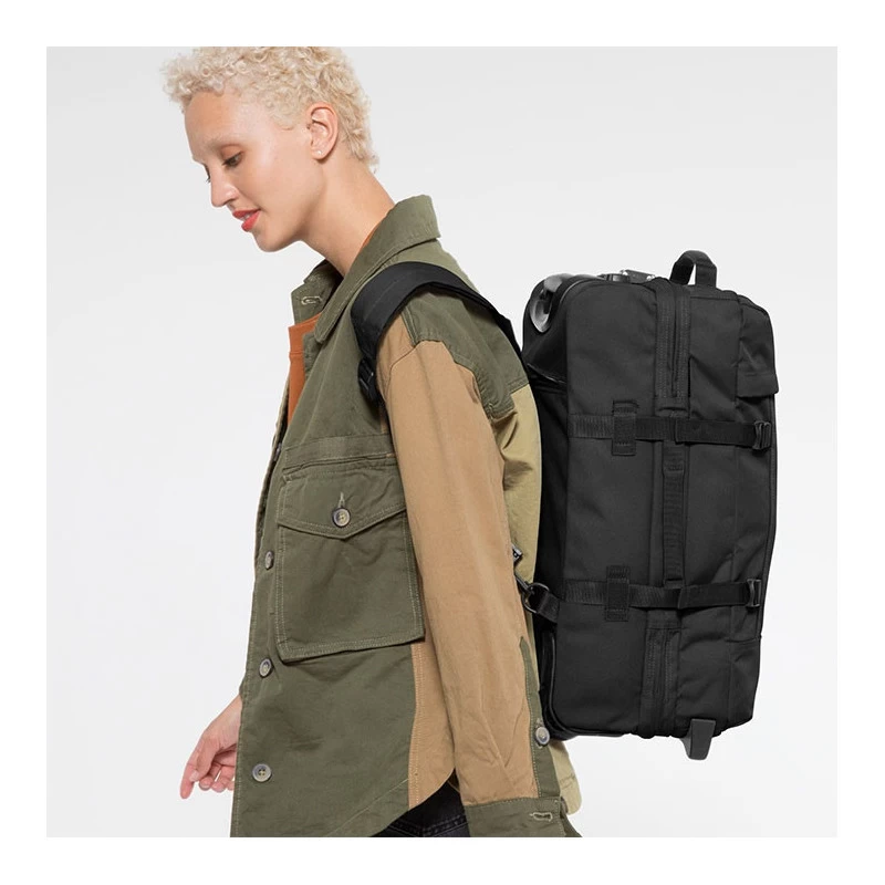 Eastpak Valise Cabine Souple Strapverz S 55 Cm Noir 7 Eastpak Valise Cabine Souple Strapverz S 55 Cm Noir – Image 5